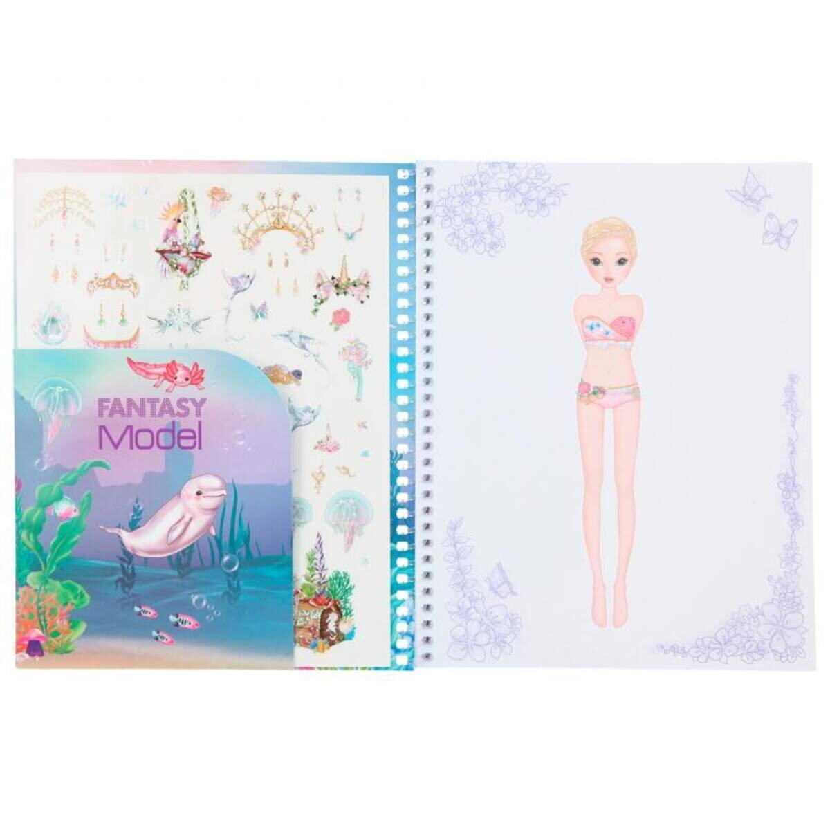 Depesche Fantasy Model Dress me up Stickerbook