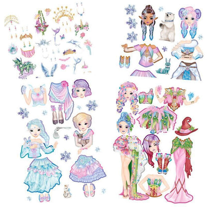 Depesche Fantasy Model Dress me up Stickerbook