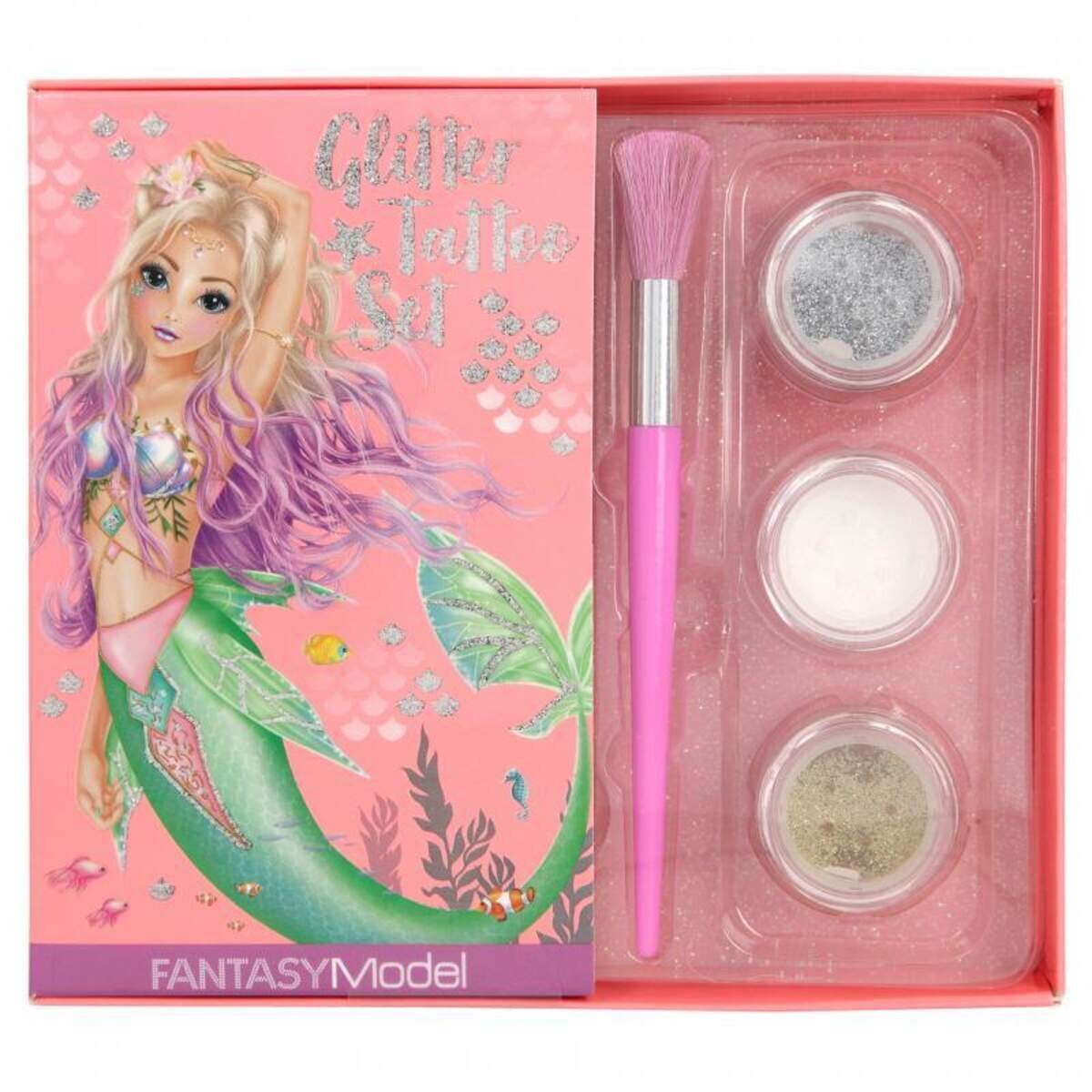 Depesche Fantasy Model Glitzer Tattoo Set Mermaid