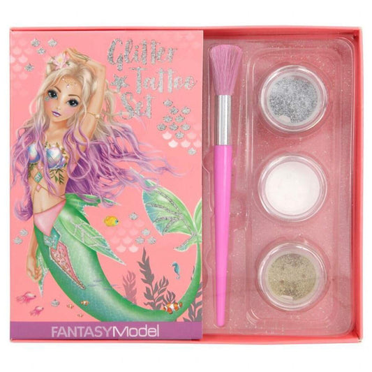 Depesche Fantasy Model Glitzer Tattoo Set Mermaid