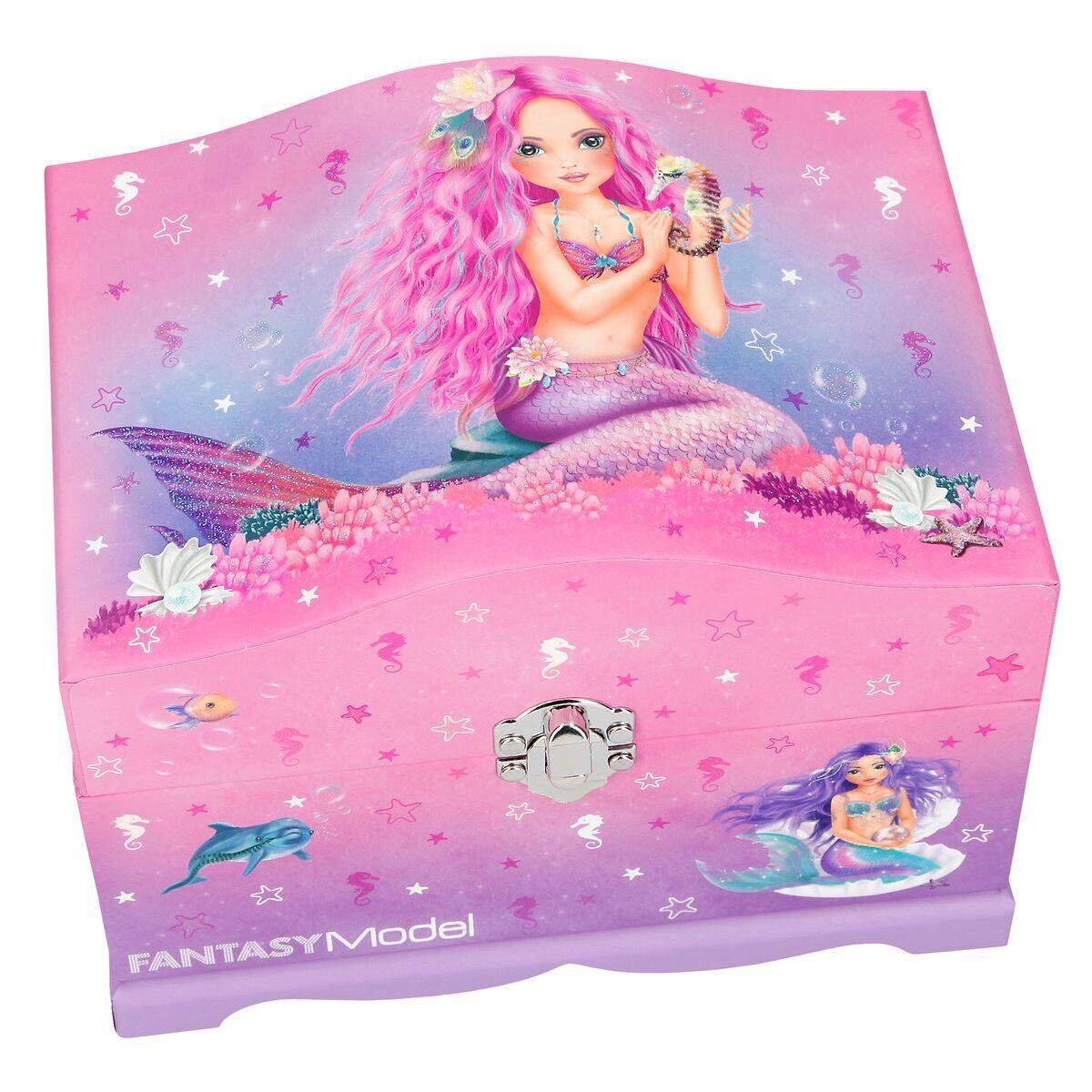 Depesche Fantasy Model Schmuckschatulle mit Licht MERMAID, sortiert