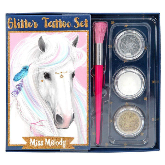 Depesche Miss Melody Glitzer Tattoo Set