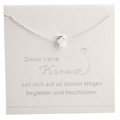 Depesche Halskette versilbert mit Anhänger, sortiert