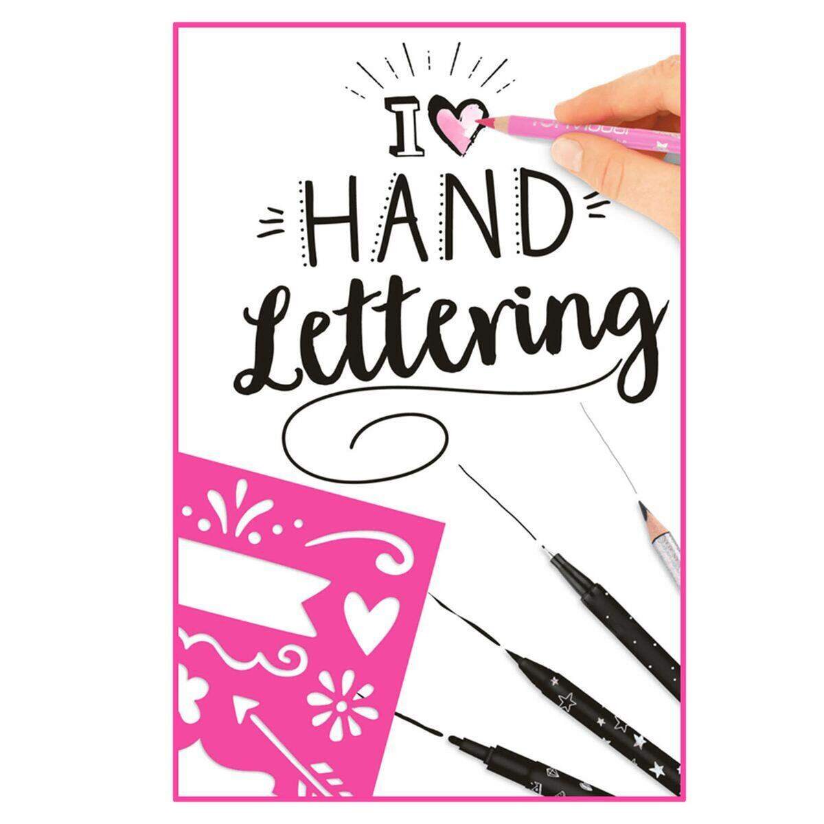 Depesche TOPModel Hand Lettering Set, Buch & Stifte-Set