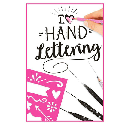 Depesche TOPModel Hand Lettering Set, Buch & Stifte-Set