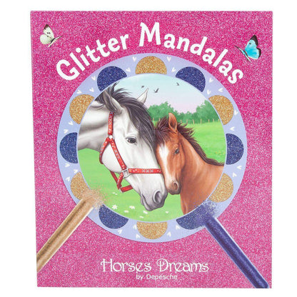 Depesche Horses Dreams Glitter Mandalas Creativeset Box