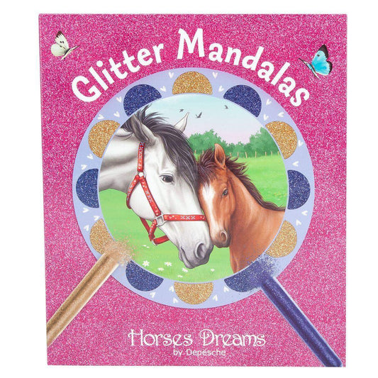 Depesche Horses Dreams Glitter Mandalas Creativeset Box