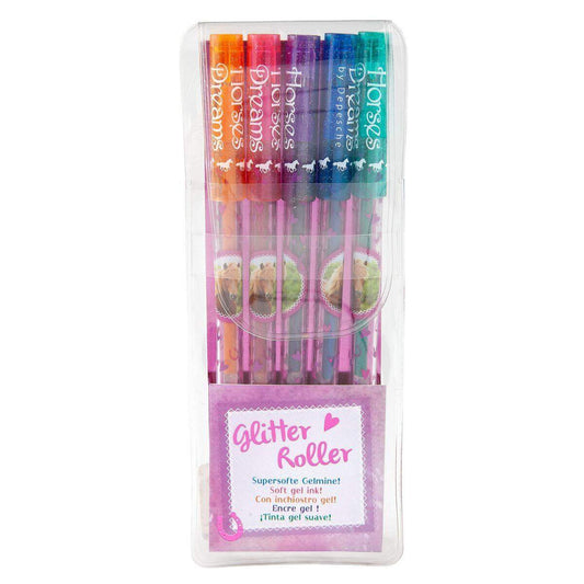 Depesche Horses Dreams Glittergelstifteset - 5 Farben