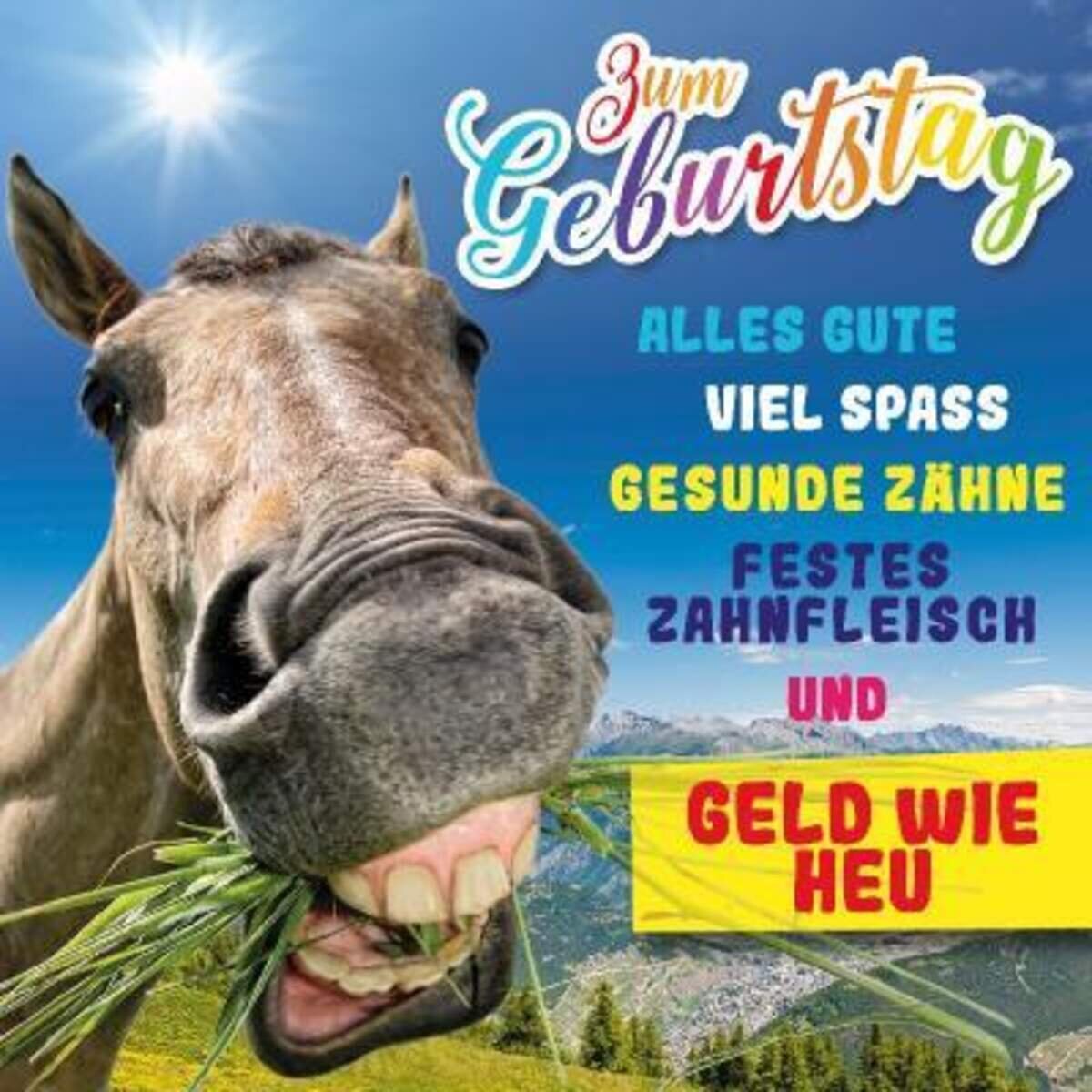 Depesche Klappkarte 3D Foto, quadratisch, 1 Stück, sortiert
