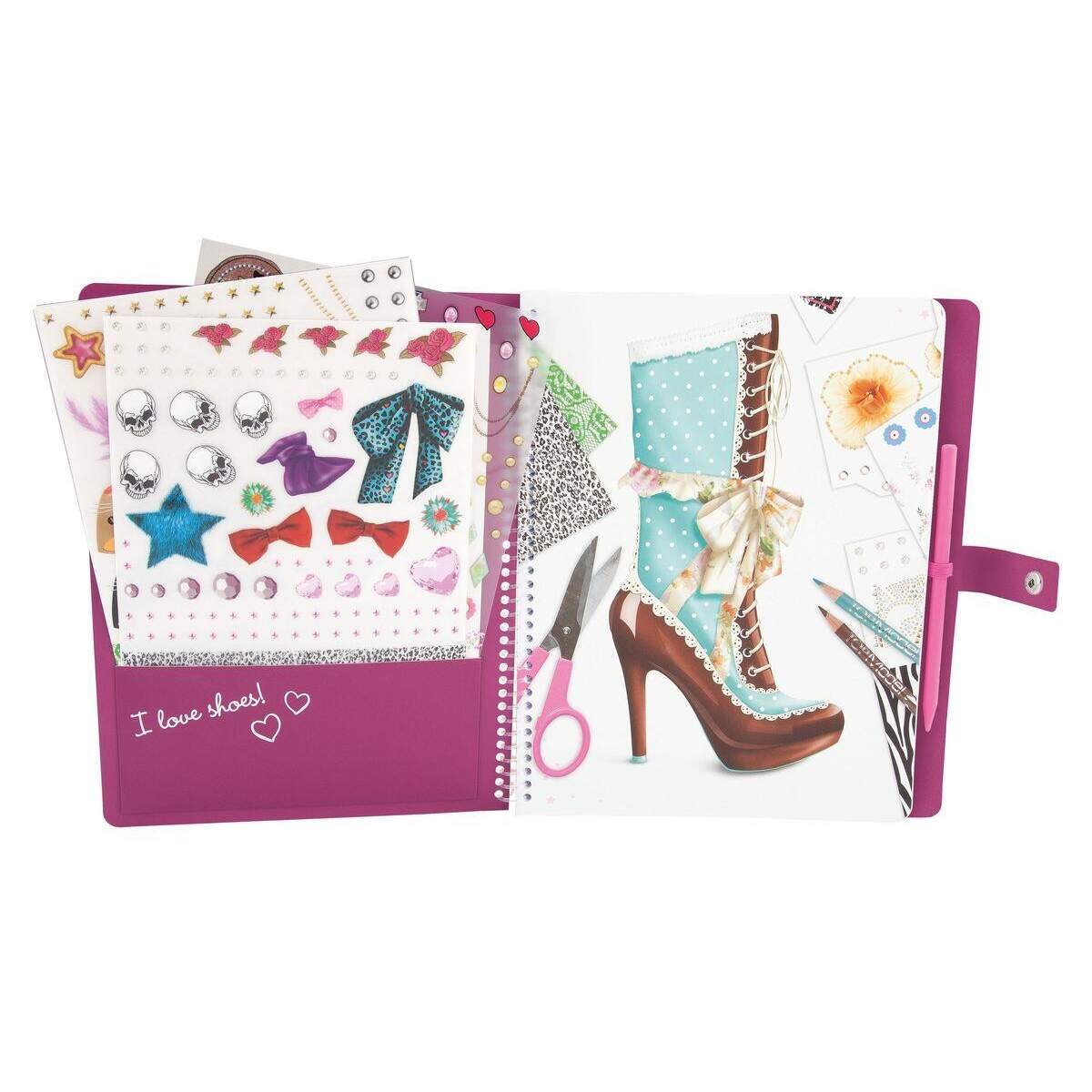 Depesche TOPModel Malbuch Shoe Designer