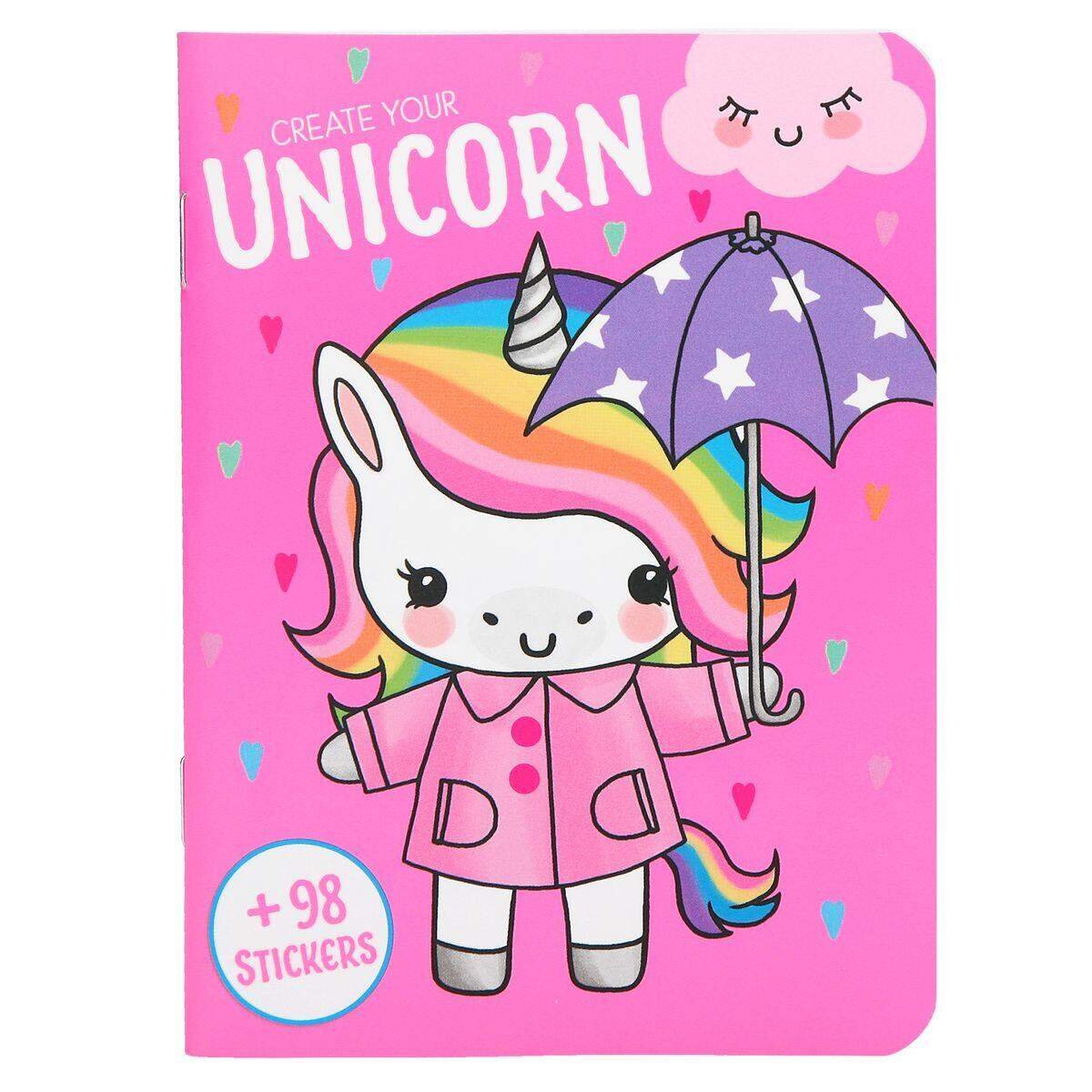 Depesche Minimalbuch Create your Kitty, Bunny, Unicorn, Panda, sortiert