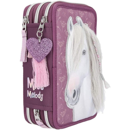 Depesche Miss Melody 3-Fach Federtasche WILDFLOWERS