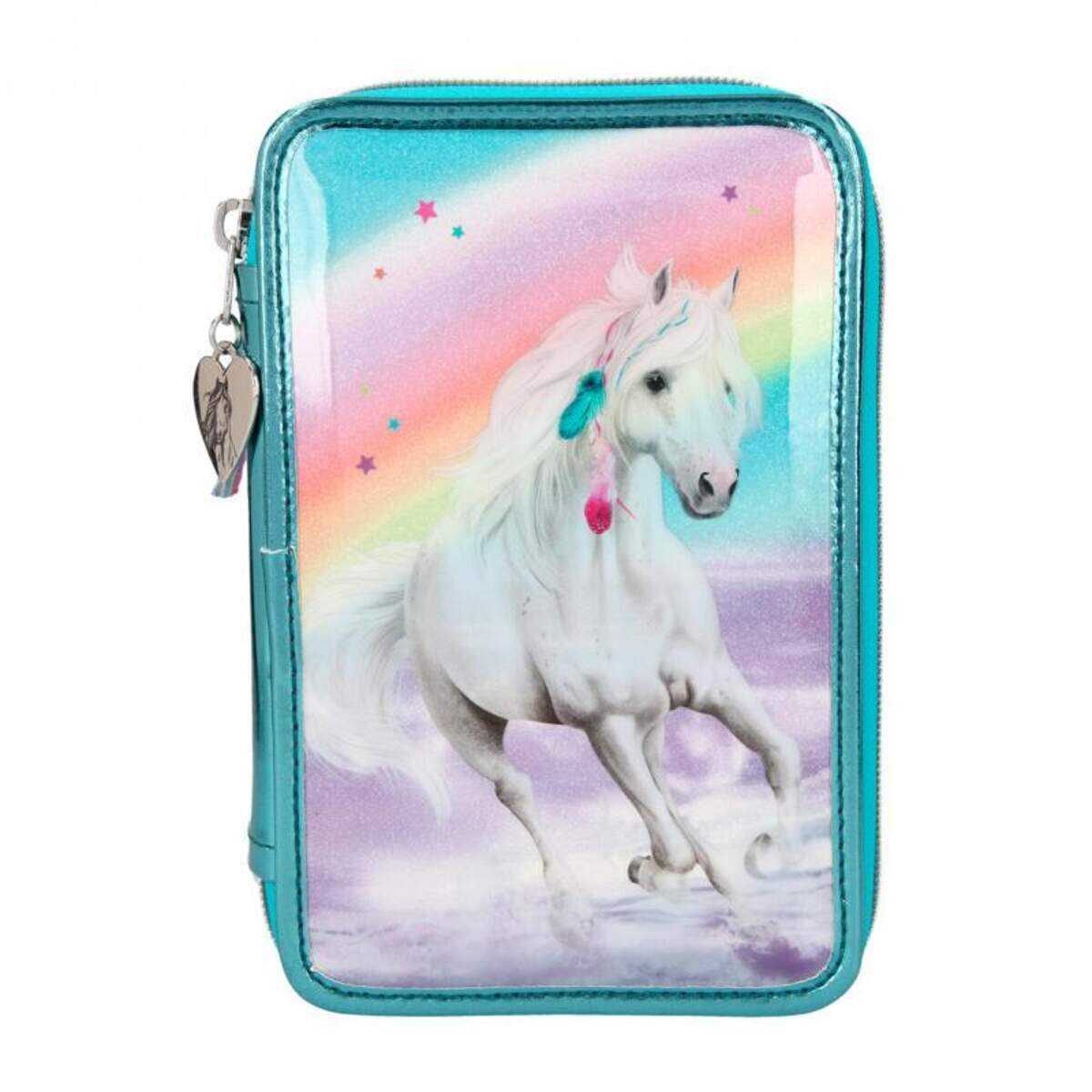Depesche Miss Melody 3-Fach Federtasche Rainbow