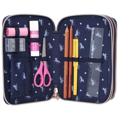 Depesche Miss Melody 3-Fach Federtasche LED
