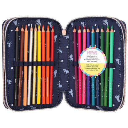 Depesche Miss Melody 3-Fach Federtasche LED