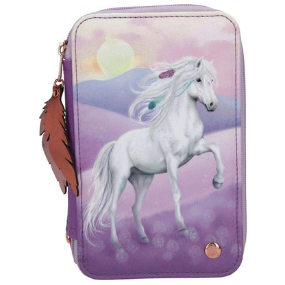 Depesche Miss Melody 3-Fach Federtasche VIOLET DREAMS