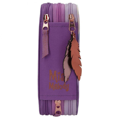 Depesche Miss Melody 3-Fach Federtasche VIOLET DREAMS