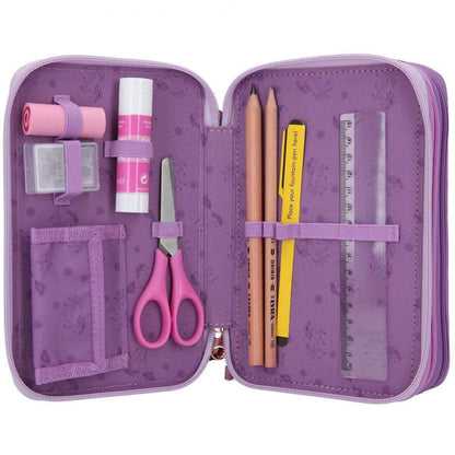 Depesche Miss Melody 3-Fach Federtasche VIOLET DREAMS