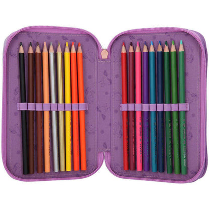 Depesche Miss Melody 3-Fach Federtasche VIOLET DREAMS