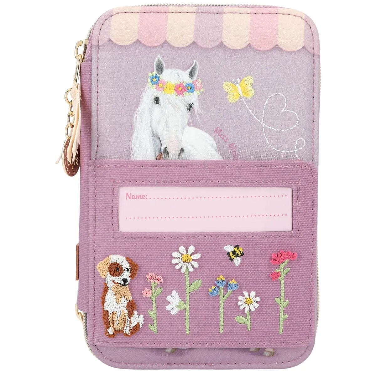 Depesche Miss Melody 3-Fach Federtasche FARM HOUSE