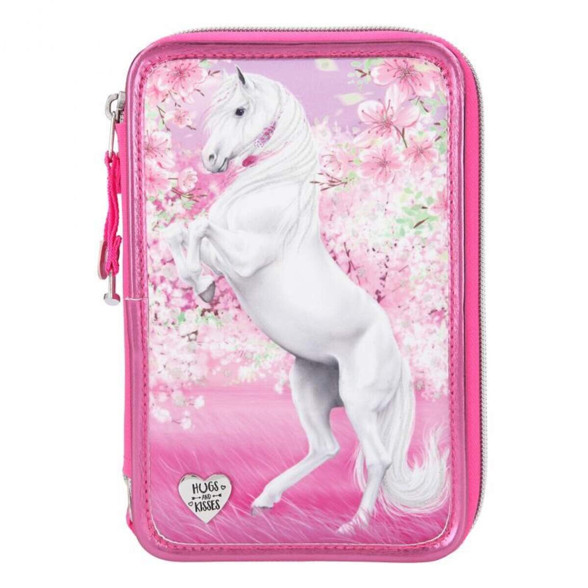 Depesche Miss Melody 3-Fach Federtasche Cherry Blossom