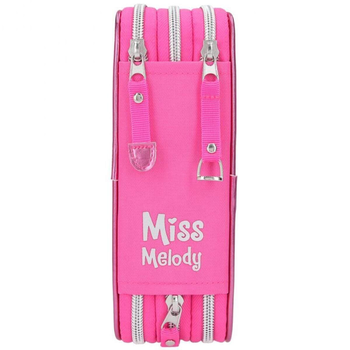 Depesche Miss Melody 3-Fach Federtasche Cherry Blossom