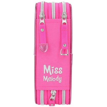 Depesche Miss Melody 3-Fach Federtasche Cherry Blossom