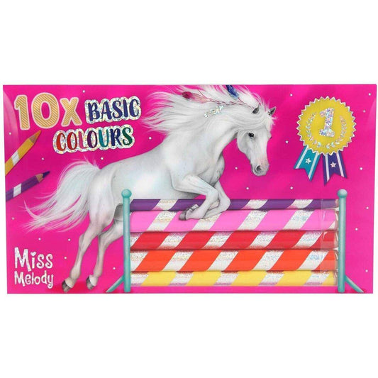 Depesche Miss Melody Buntstift-Set 10 Basic Farben
