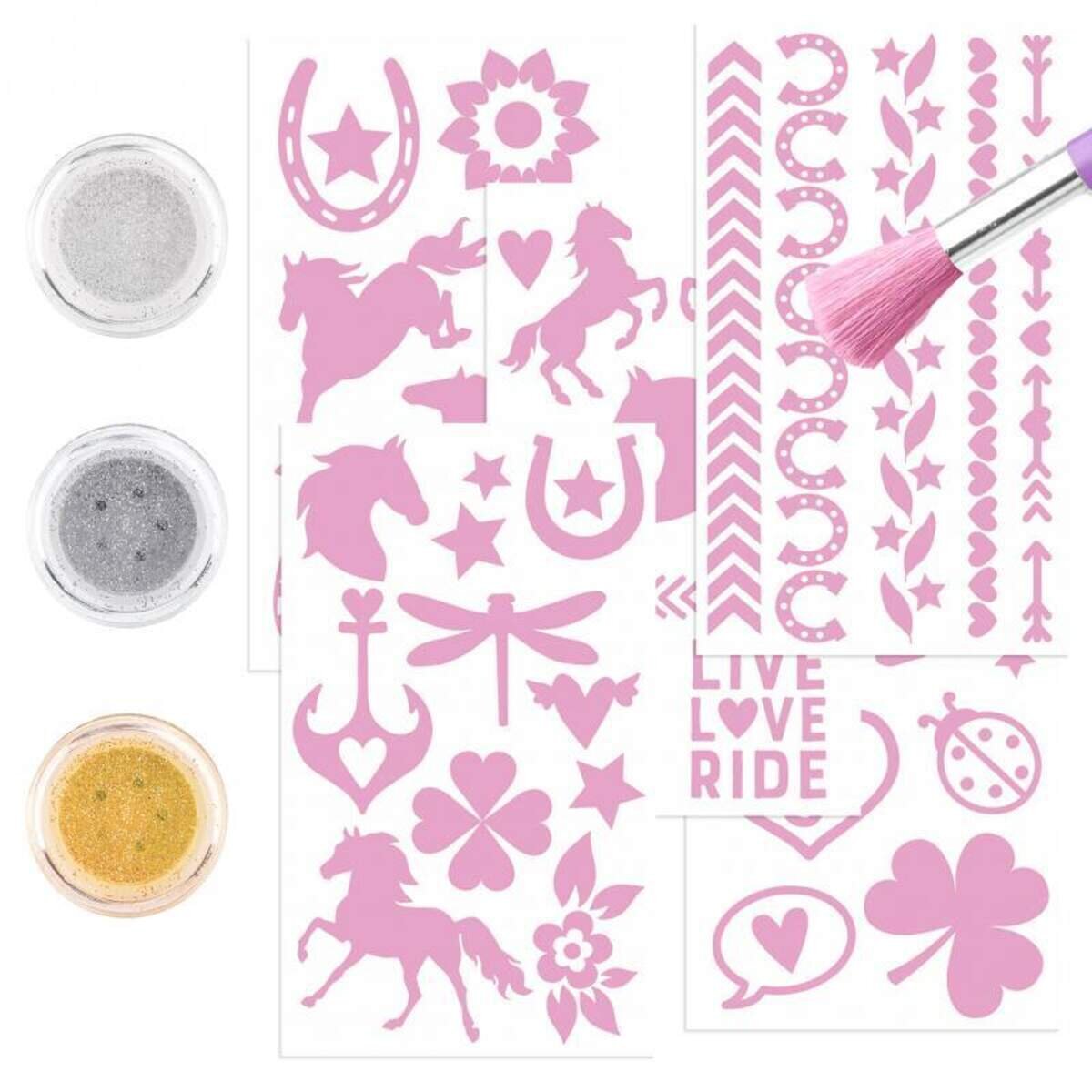 Depesche Miss Melody Glitzer Tattoo Set