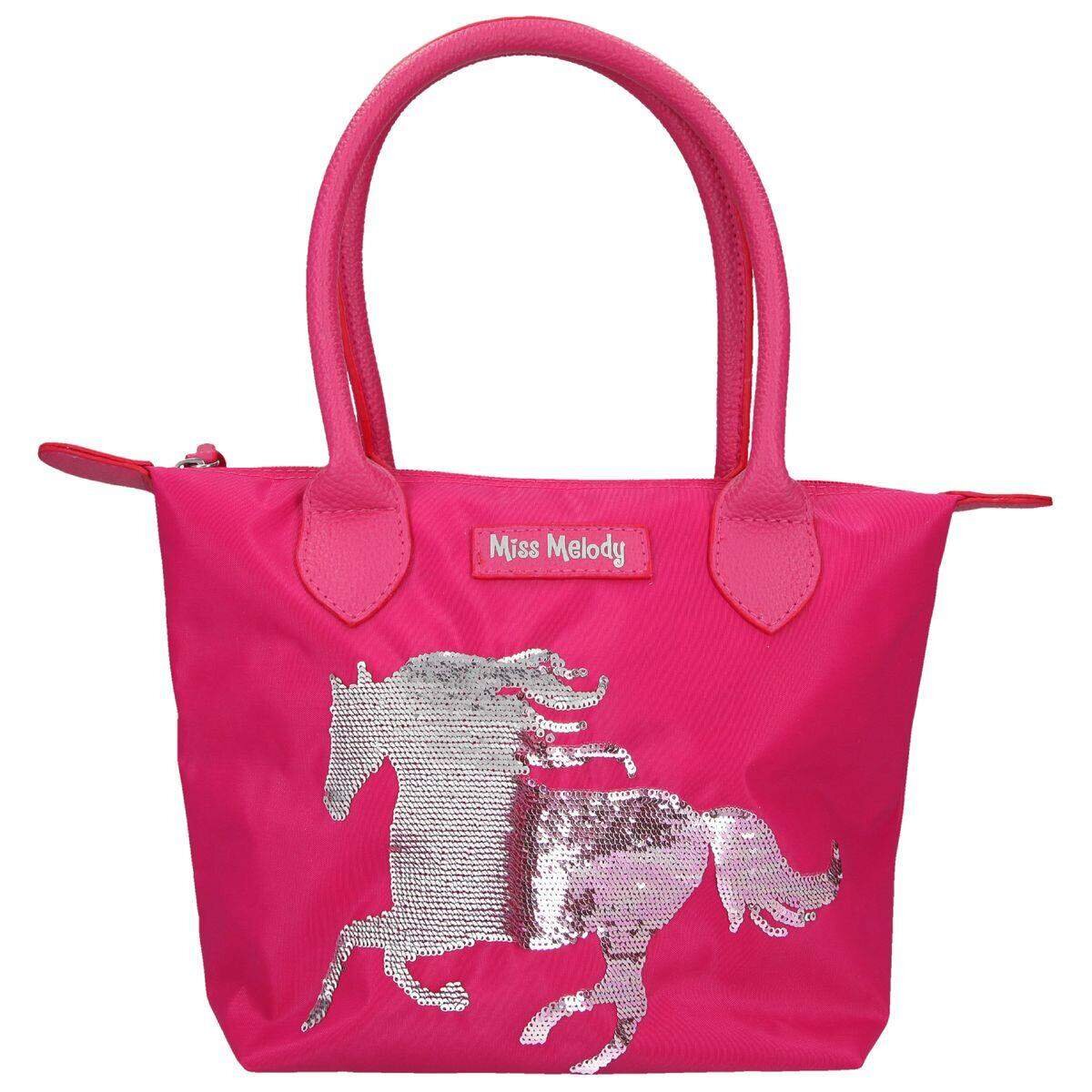Depesche Miss Melody Handtasche Pailletten, Pink