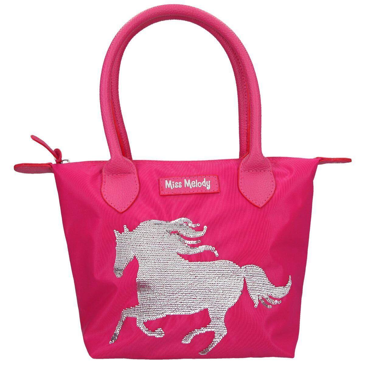 Depesche Miss Melody Handtasche Pailletten, Pink