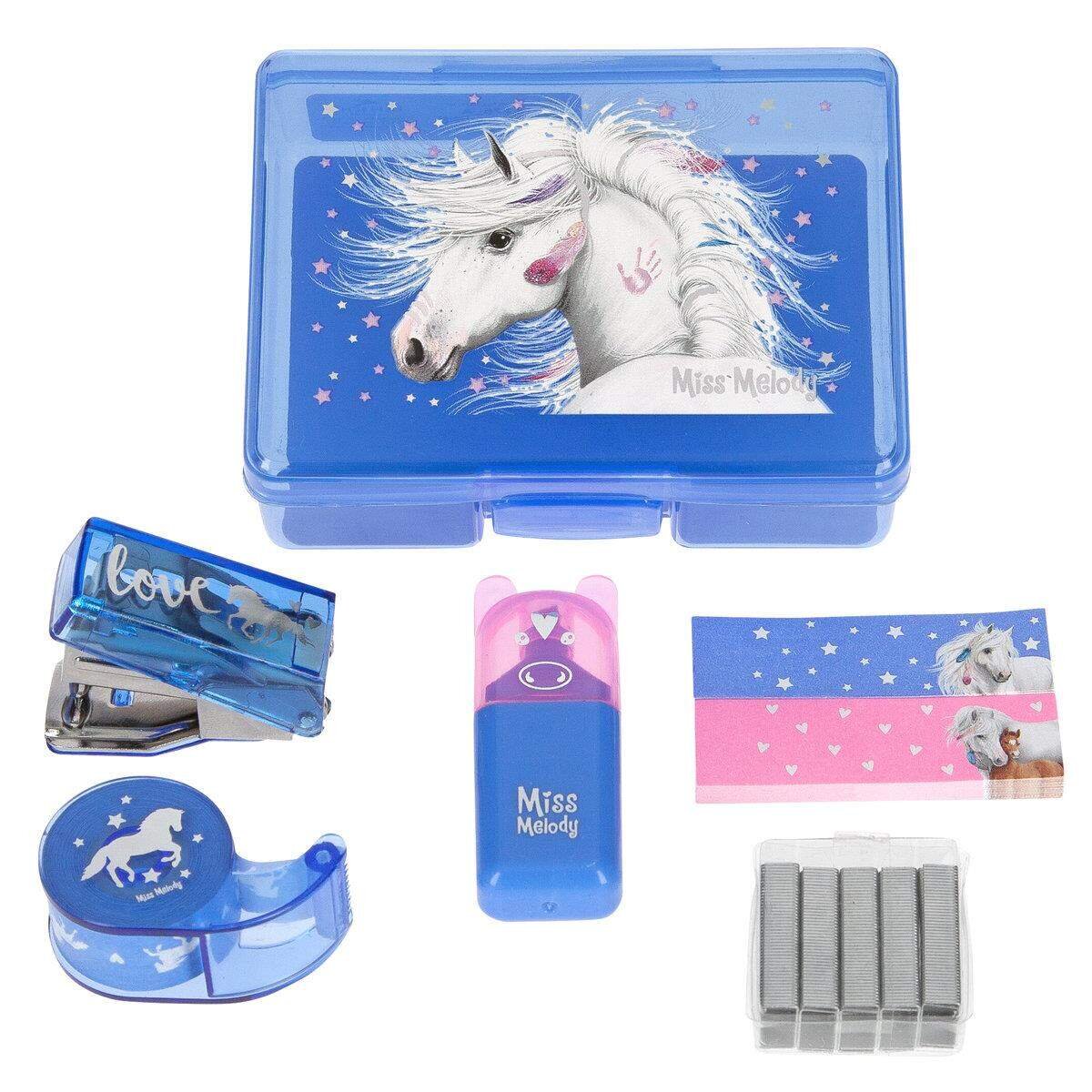 Depesche Miss Melody Mini Schreibtisch Set in kleiner Box, sortiert
