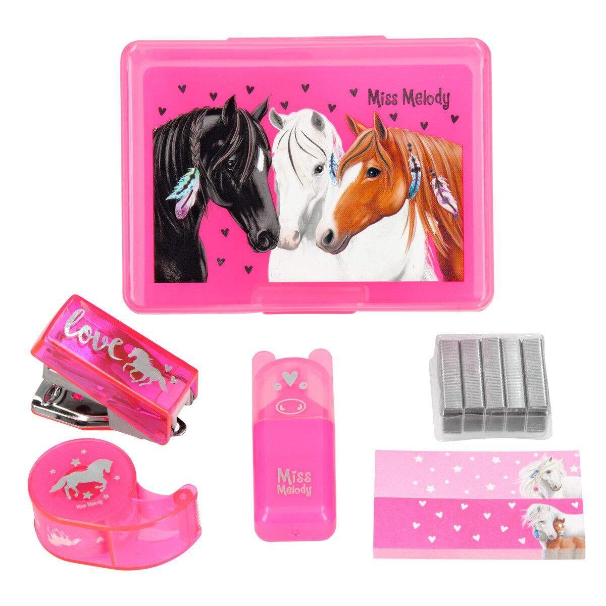 Depesche Miss Melody Mini Schreibtisch Set in kleiner Box, sortiert