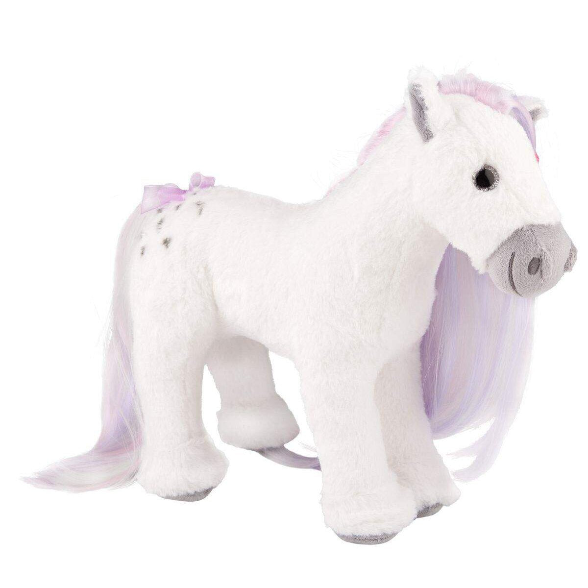 Depesche Miss Melody Plüschpferd mit kämmbarer Mähne, 27 cm
