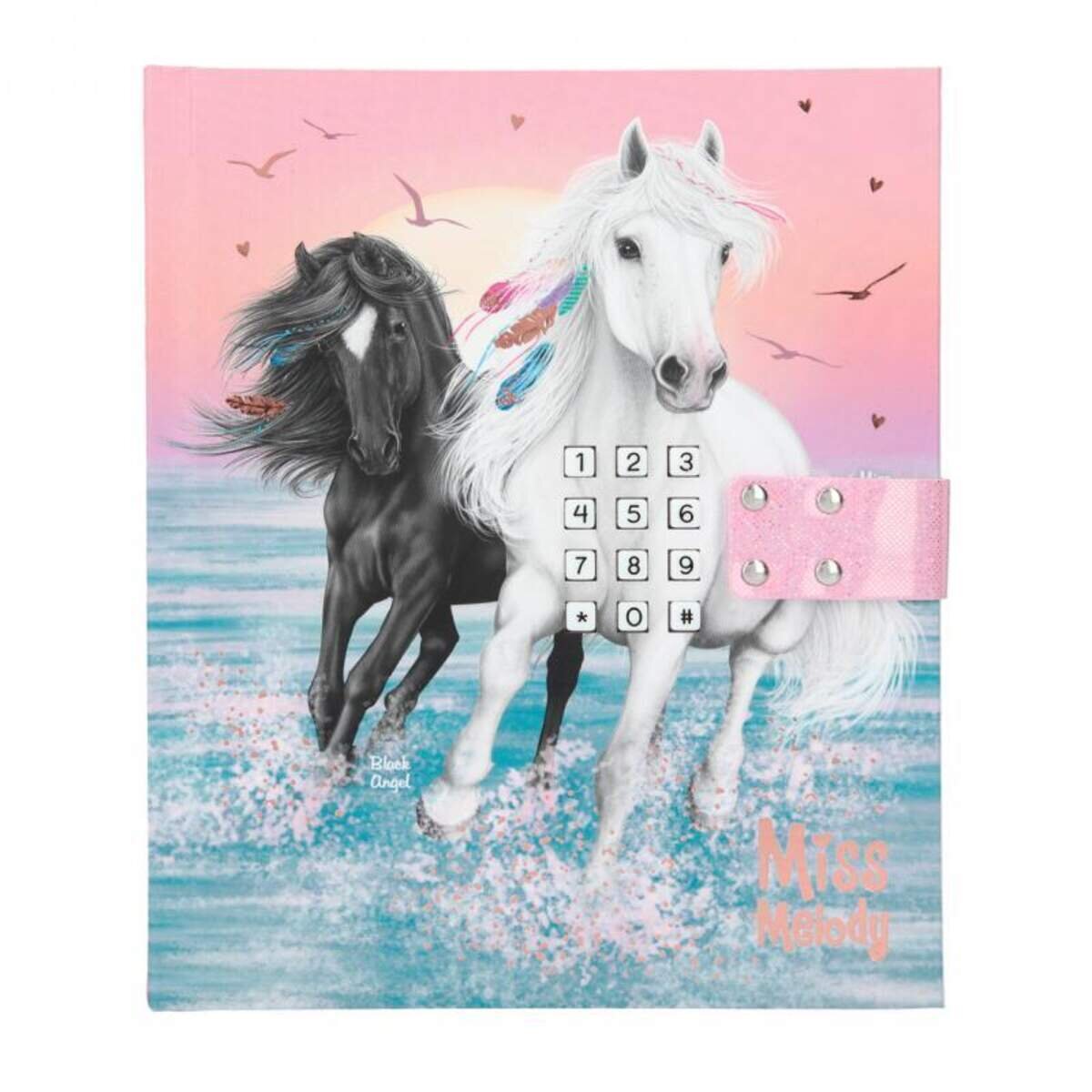 Depesche Miss Melody Tagebuch mit Code und Sound, Black Angel