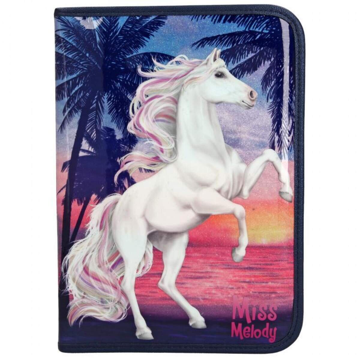 Depesche Miss Melody XXL Federtasche GLITTER OCEAN