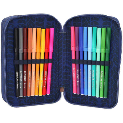 Depesche Monster Cars 3-Fach Federtasche LED