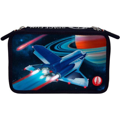 Depesche Monster Cars 3-Fach Federtasche LED