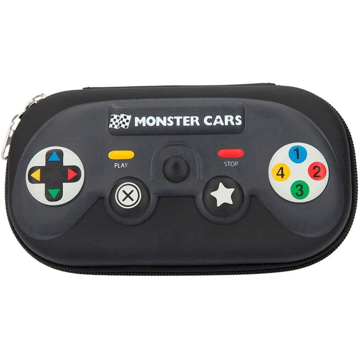 Depesche Monster Cars Schlampertasche Controller, Schwarz