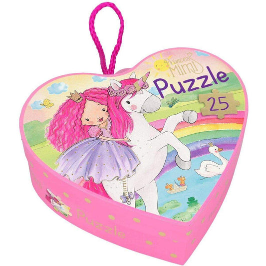 Depesche Princess Mimi Puzzle in Herzschachtel, 25 Teile