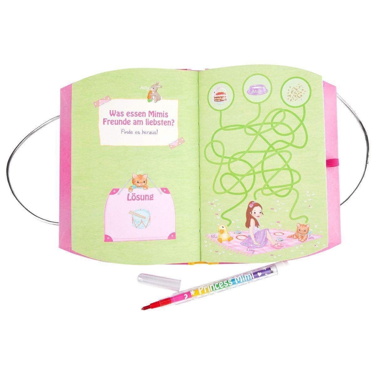 Depesche Princess Mimi Rätselspaß mit Steckbuntstift