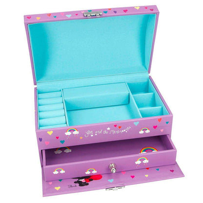 Depesche Ylvi & the Minimoomis Schmuckbox mit Geheimfach, lila