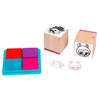 Depesche Ylvi & the Minimoomis Stempelset Stamping Fun