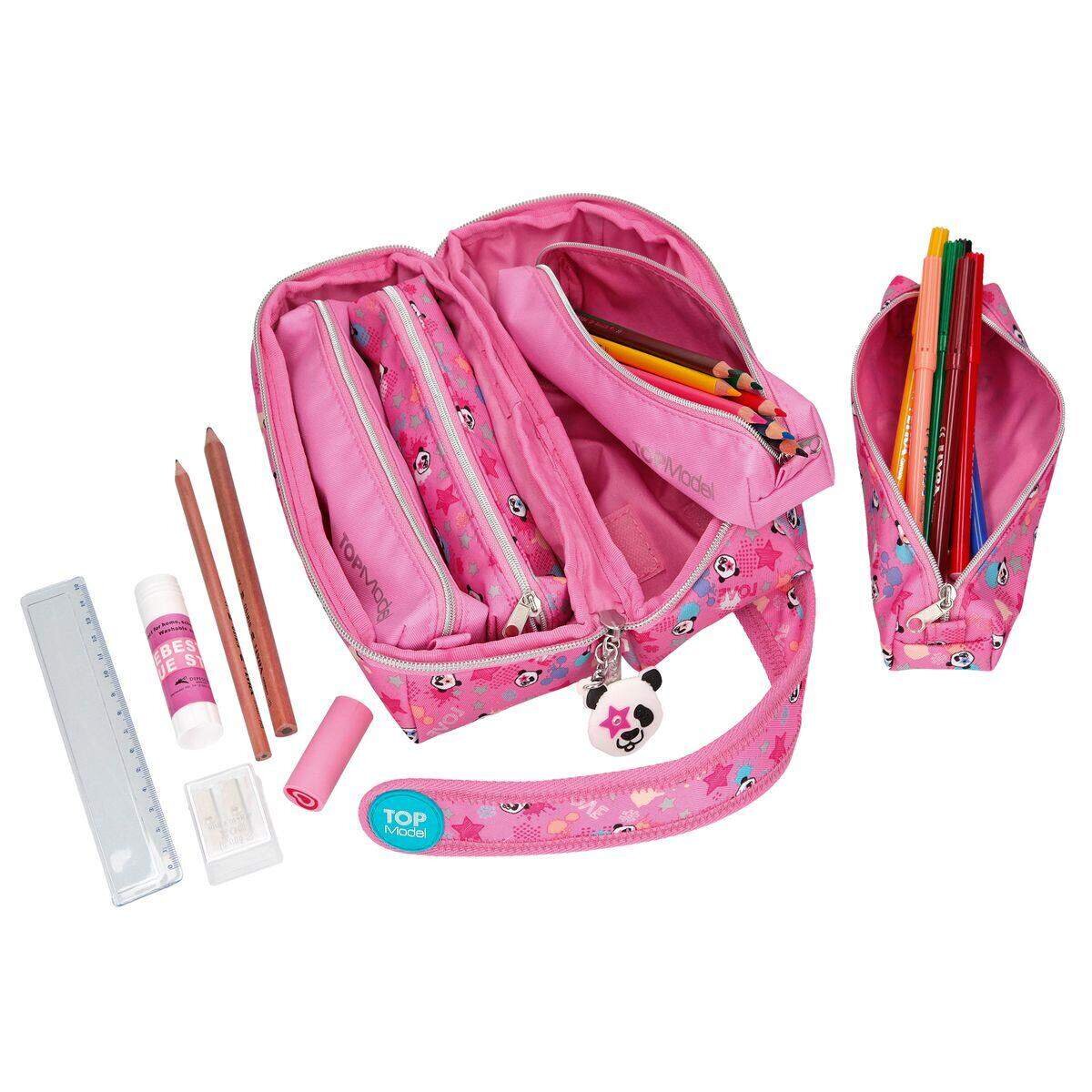 Depesche TOPModel 4in1 Schlamper gefüllt Panda pink