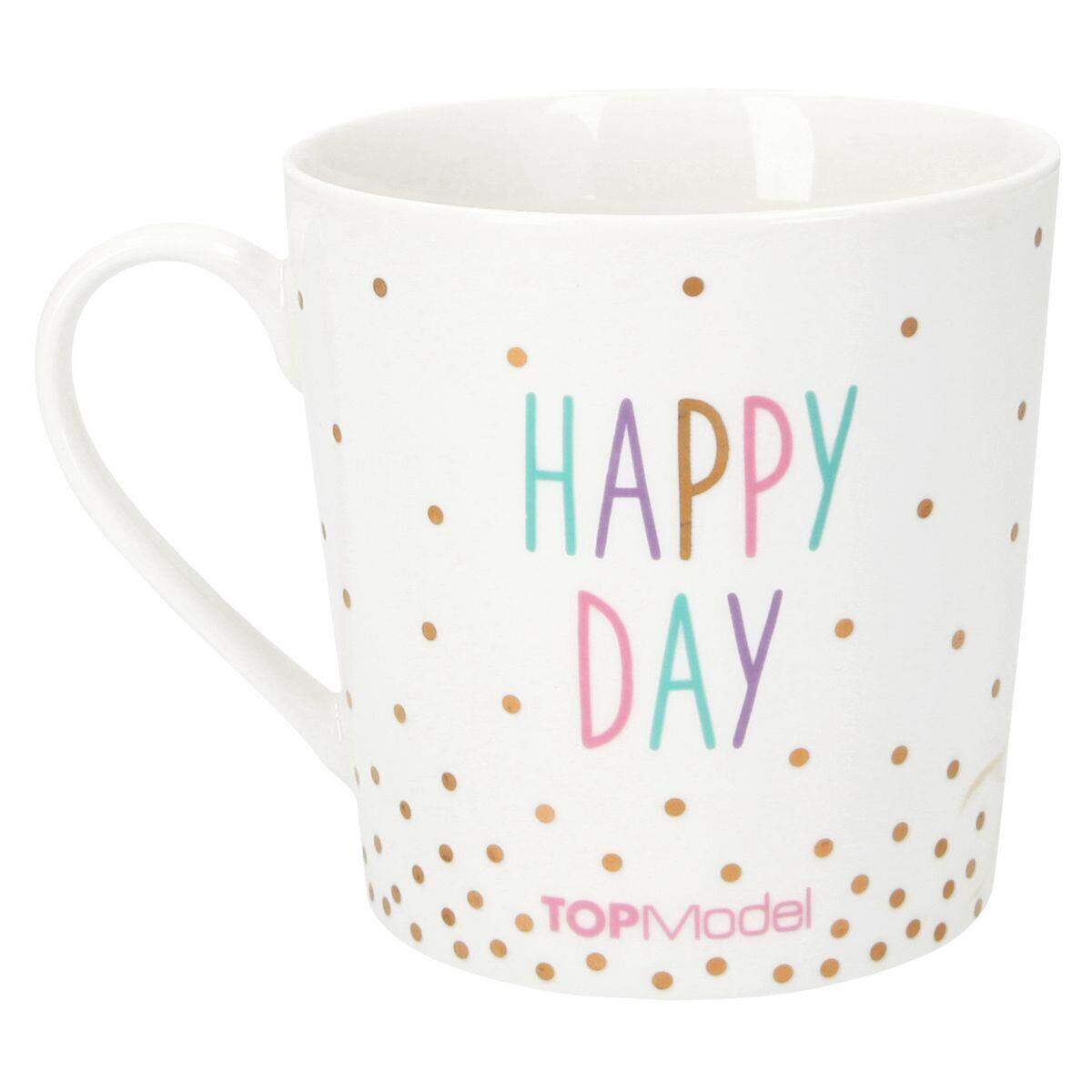 Depesche TOPModel Becher im Geschenkkarton "Happy Day", sortiert