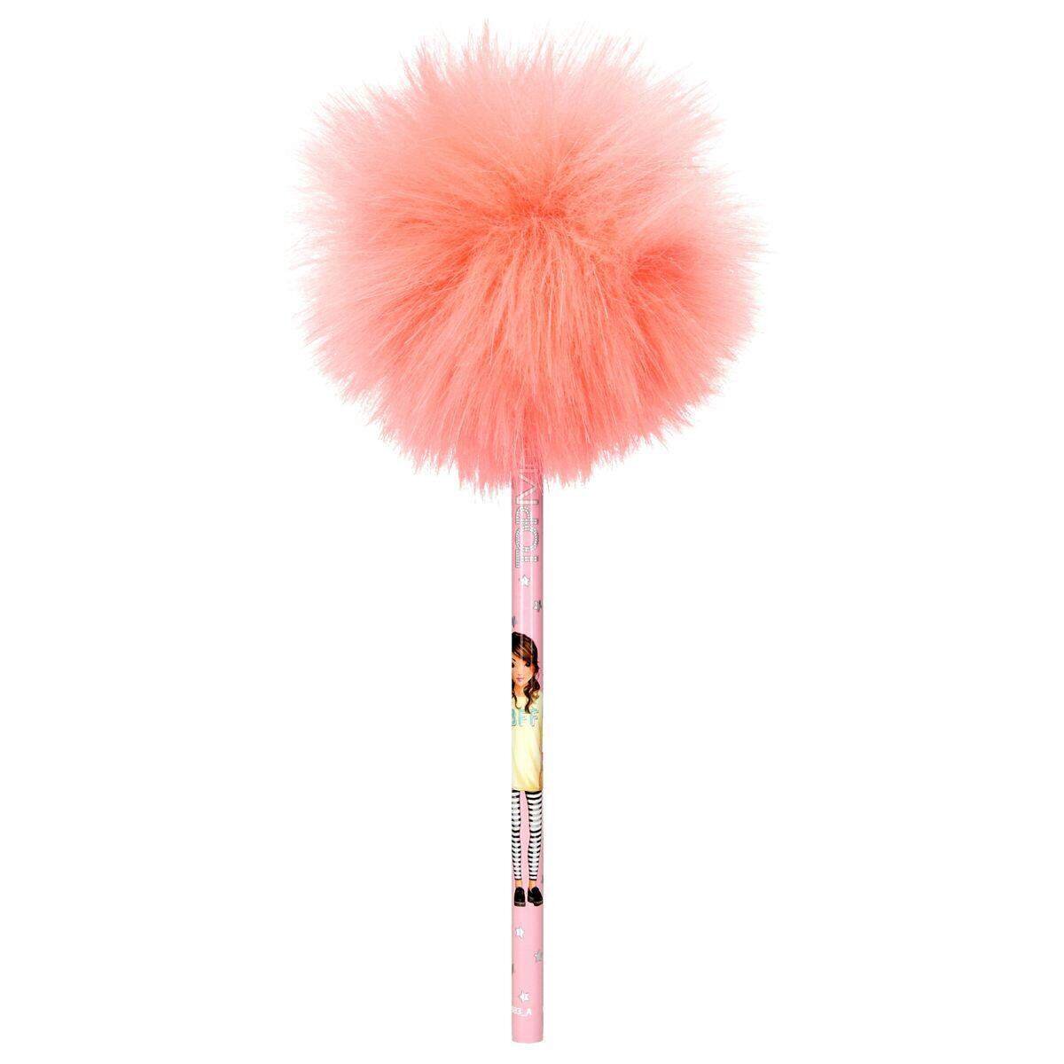 Depesche TOPModel Bleistift mit PomponTopper, 1 Stück, sortiert