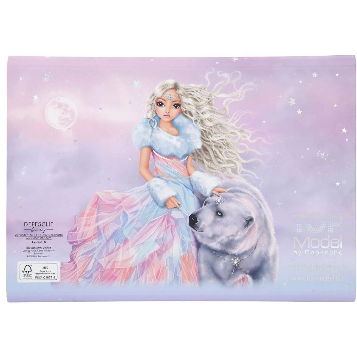 Depesche TOPModel Briefpapier in Fächermappe ICEWORLD