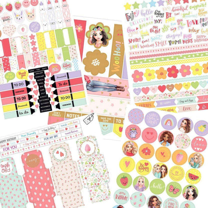 Depesche TOPModel DIY Paper Fun Book FLOWER BERRY