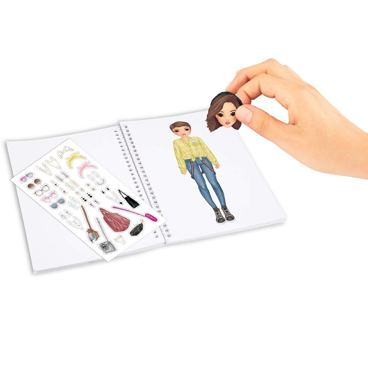 Depesche TOPModel Dress me Up Pocket Stickerbuch