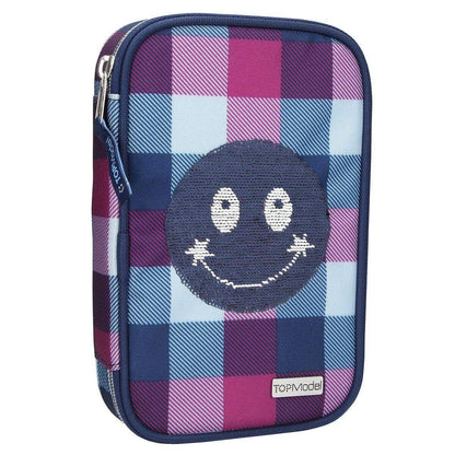 Depesche TOPModel gefüllter Schlamper Pailletten Smiley blau